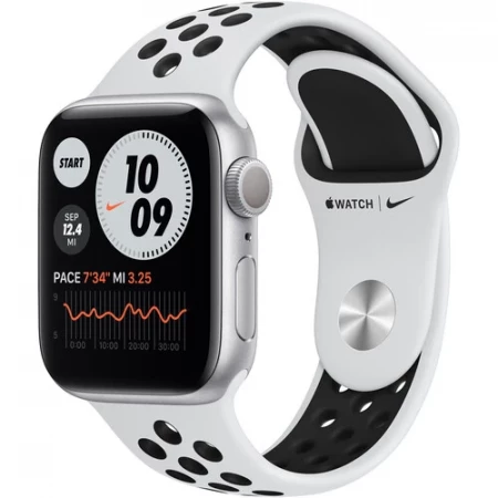 Jual Apple Watch Nike Series 6 GPS 40mm Silver Aluminium Case with